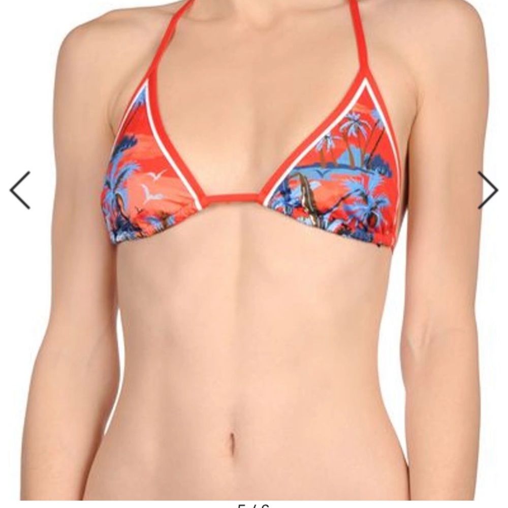 Dsquared2 triangle bikini top adjustable